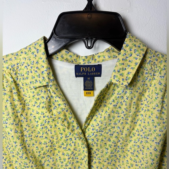 yellow dress with floral print by Polo by Ralph Lauren - Picture 8 of 16